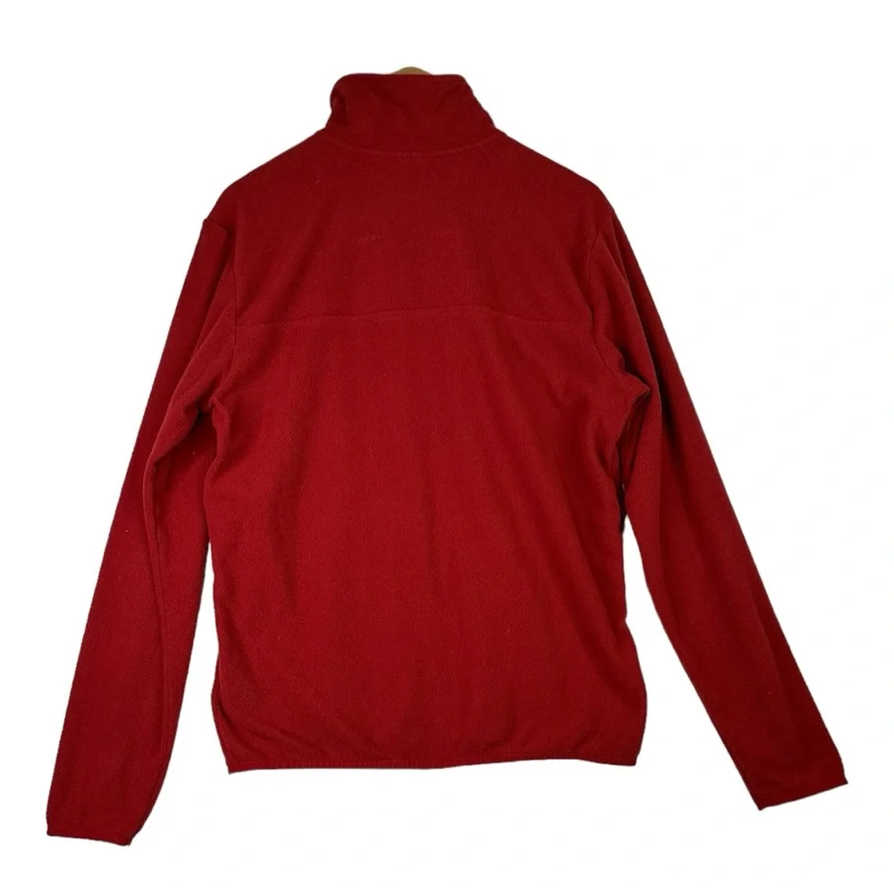 The North‎ Face Men's Pullover Long Sleeve Mock Neck Sweatshirt Red Size Medium